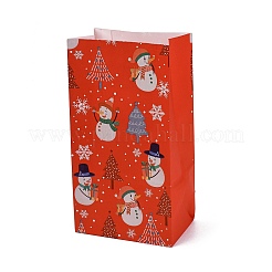 Weihnachtsbedruckte rechteckige Papiertüten&nbsp;CARB-D016-01A