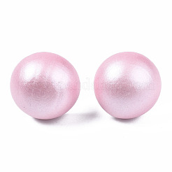 Pendientes de madera de schima semicirculares pintados para niña mujer&nbsp;EJEW-T017-02F