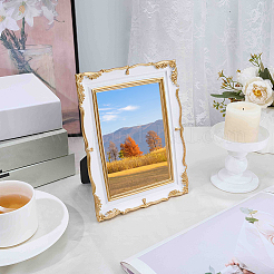 Support de cadre photo rectangulaire en résine&nbsp;DJEW-SP0001-49A-02