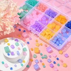 Perline acriliche di gelatina imitazione stile 705pcs 15&nbsp;MACR-YW0001-78