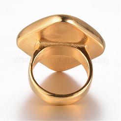 Ionenplattierung (IP) 304 Edelstahl Breitbandringe&nbsp;STAS-G067-04-19mm