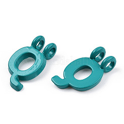 Placage de crémaillère en alliage peint par pulvérisation Pendentifs à 2 boucle&nbsp;PALLOY-N176-01Q