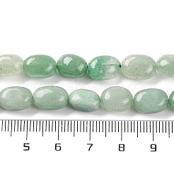 Natürlichen grünen Aventurin Perlen Stränge&nbsp;G-G146-A33-01