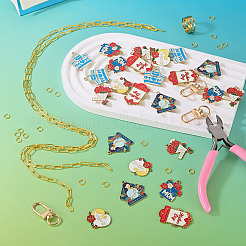 Kit de fabrication de porte-clés à faire soi-même pour la fête des mères&nbsp;DIY-TA0016-27