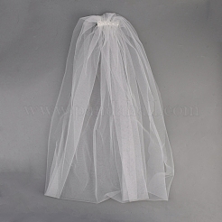 Polyester-One-Shoulder-Schal für die Braut&nbsp;AJEW-WH0816-285