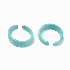 Manschettenringe aus lackierter Legierung&nbsp;RJEW-T011-28B-RS
