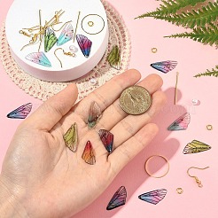 DIY-Sets zur Herstellung von Insektenflügel-Ohrringen&nbsp;DIY-YW0016-15