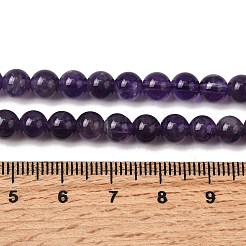 Chapelets de perles en améthyste naturelle&nbsp;G-A274-C01-6mm-01