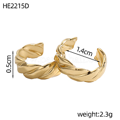 Manschettenohrringe aus Edelstahl 304&nbsp;STAS-OY011-48G