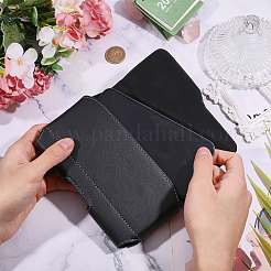 Bolsas rectangulares de piel de vaca para cinturón de teléfono móvil&nbsp;AJEW-WH0596-952