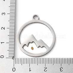 Pendenti in acciaio inossidabile 201 anti-ossidazione&nbsp;STAS-D041-17P