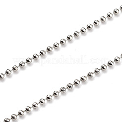 Cadena de bola de latón collares&nbsp;NJEW-JN02912-03