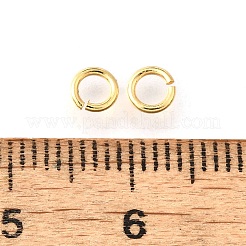 Messing Open Ringe springen&nbsp;KK-V007-004G-05