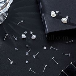500 Stück umweltfreundliche Ohrstecker aus Kunststoff&nbsp;KY-SP0001-03B