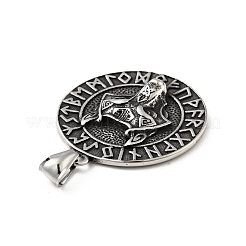 Nordischer Valknut-Runenanhänger aus 304 Edelstahl&nbsp;STAS-P309-11AS