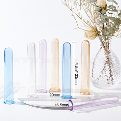 8 Stück transparentes Reagenzglas aus Acryl in 4 Farben&nbsp;AJEW-OC0003-95