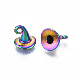 Regenbogenfarbene legierung anhänger&nbsp;PALLOY-N156-226