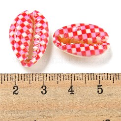 Bedruckte natürliche Muschelperlen&nbsp;BSHE-G037-01F