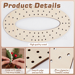 4 Stück Kranzbretter aus Holz&nbsp;DIY-FG0006-77A