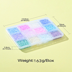 12300 Stück 12 Farben Imitation Cat Eye Glas runde Signalhornperlen&nbsp;GLAA-CJ0002-18