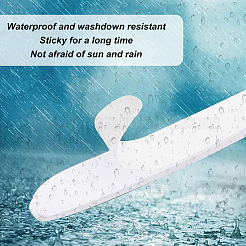 Pegatinas de tira anticolisión de coche de plástico pvc&nbsp;AJEW-WH0258-208A