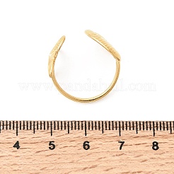 Ocean 5 pz anelli polsino aperti in acciaio inossidabile 304 per donna&nbsp;RJEW-K313-06G