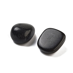 Natursteinperlen schwarz&nbsp;G-O029-08Q