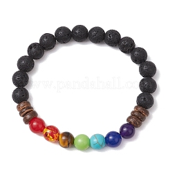 Braccialetti di perline di pietre preziose naturali per le donne&nbsp;BJEW-JB11475