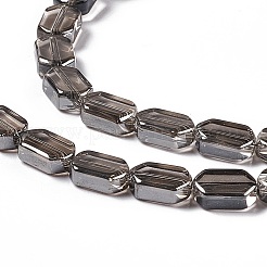 Chapelets de perles en verre électroplaqué&nbsp;EGLA-L042-PL01