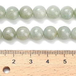 Natürliche myanmarische Jade / burmesische Jade-Perlenstränge&nbsp;G-L642-B11-8mm