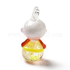 Manuelle Bunte Malerei Anhänger & Charms&nbsp;LAMP-G156-08