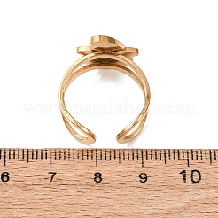 Anillos de acero inoxidable 304 con esmalte para mujer&nbsp;LS-RJEW-Z116-01G-05