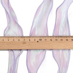 10 Yards schillernde Polyester-Organzabänder&nbsp;OCOR-XCP0003-08