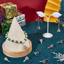 60 pièces pendentifs en alliage de style tibétain&nbsp;FIND-SC0004-74
