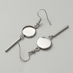 Ganchos para pendientes de acero inoxidable 314&nbsp;STAS-WH0046-01B