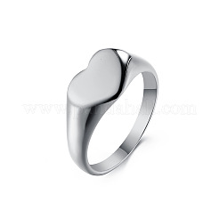 Herz 304 Edelstahl Fingerringe für Frauen&nbsp;FS-WGDCCF4-02