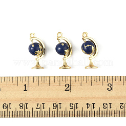 10pcs pendentifs en émail en alliage plaqué or clair&nbsp;ENAM-FS0003-10