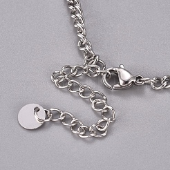 Collane di perline in acciaio inossidabile 304&nbsp;STAS-D232-04P