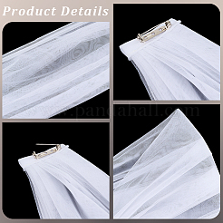 1 paire de manches de mariée en dentelle de nylon pour femmes&nbsp;AJEW-GF0014-17B