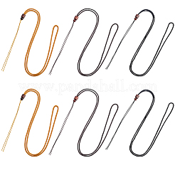 24 Stück 3 Stile Polyesterschnur Halskettenzubehör&nbsp;AJEW-SC0003-82