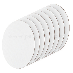 NBEADS 8 Pcs Oval Painting Canvas Panels, Blank Canvas Drawing Boards for Oil & Acrylic Painting Students Artist Hobby Painters and Beginners, 30x20cm