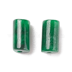 Natürliche Jade Perlen, gefärbt, Kolumne, 8x4 mm, Bohrung: 1 mm
