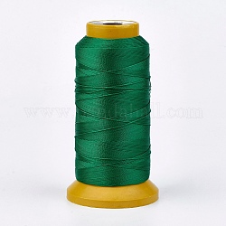 ポリエステル糸  カスタム織りジュエリー作りのために  グリーン  0.25mm  約700m /ロール