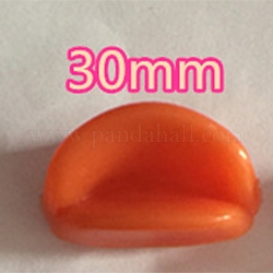 Plastikpuppenmund, für das Handwerk, Häkelspielzeug und Kuscheltiere, Entenmaul, orange, 3 cm