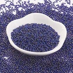 Cuentas de semillas japonesas toho, redondo, (28d) cobalto oscuro, 11/0, 2x1.5mm, agujero: 0.5 mm, aproximamente 42000 unidades / libra