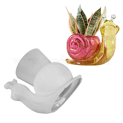 Moule Escargot En Silicone Pour Résine époxy - Créations Artisanales Réalistes - Idéal Pour DIY, Cadeaux Et Déco