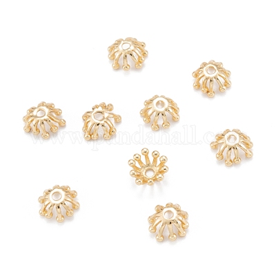 Tappi multi-petalo in ottone&nbsp;KK-K251-06G-1