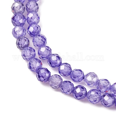 Zirkonia Perlen Stränge&nbsp;G-G792-47-02C-1