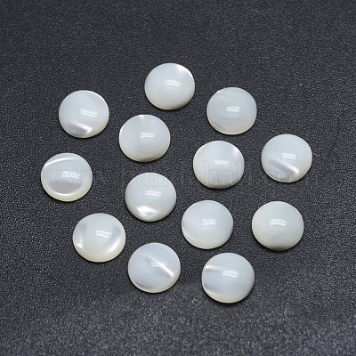 Shell Cabochons&nbsp;SSHEL-P015-61-10mm-1