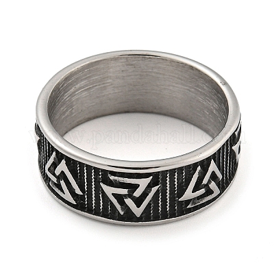 Bague en acier inoxydable 304&nbsp;RJEW-B055-03AS-09-1
